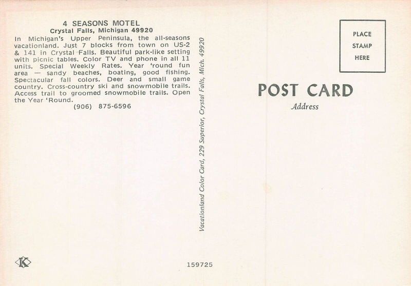 Four Seasons Motel - Postcard View (newer photo)